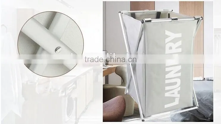 600D Oxford cloth durable Portable and Folding Dirty Clothes basket,Garment Laundry basket closed