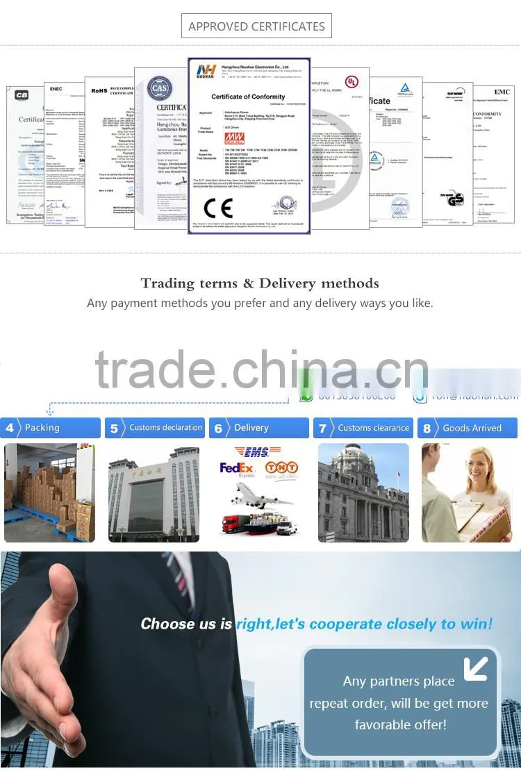Mean well din rail 10w switching power supply with 3 years warranty