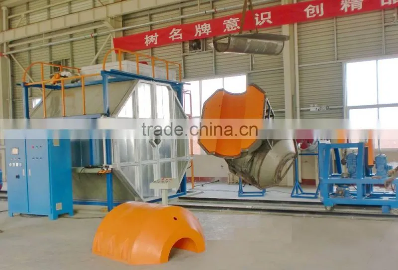 Two arms shuttle Rotomolding Machine