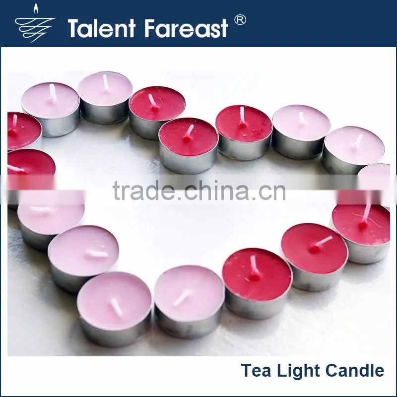 14g table candle with 3% fragrance natural wax in shape large tealight
