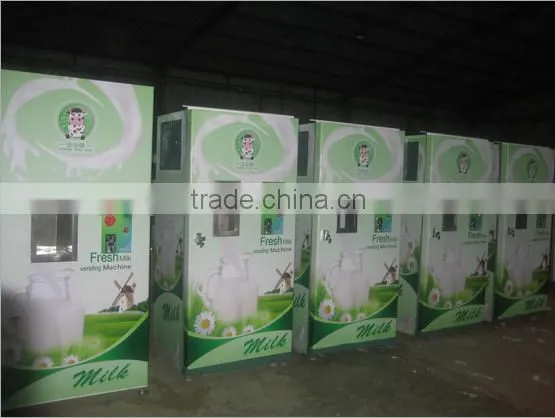 CE Certificate Bill And IC Card Acceptor Commercial Automatic Fresh Milk Vending Machine