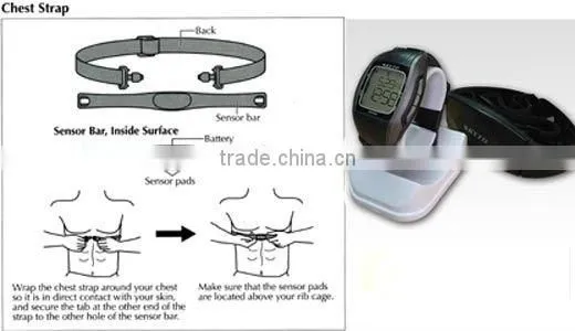 KYTO wireless heart rate watch exercise in training zones