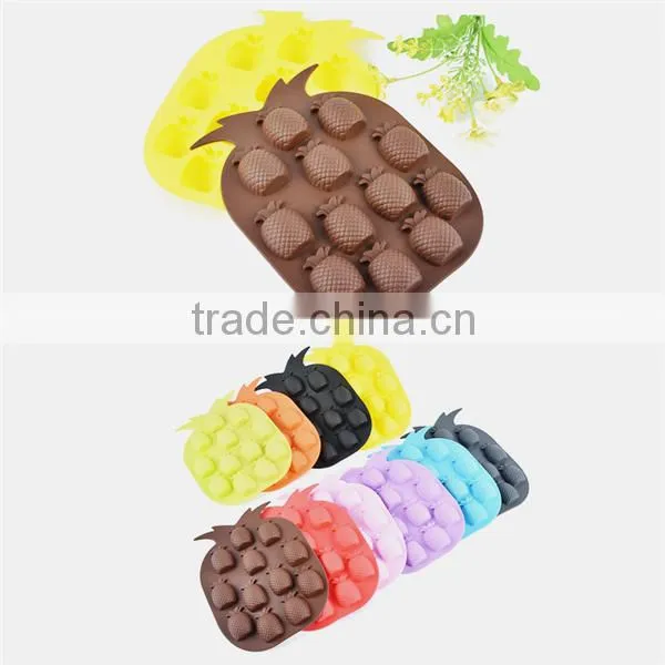 Cute shapes silicone fruit soap mold