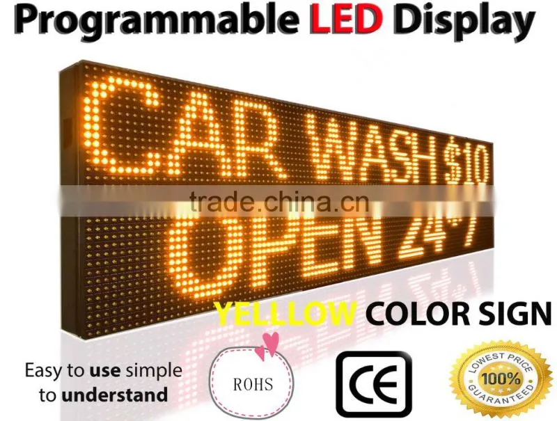 p10 led single color sign board display screen p10 panel text message p10 led module