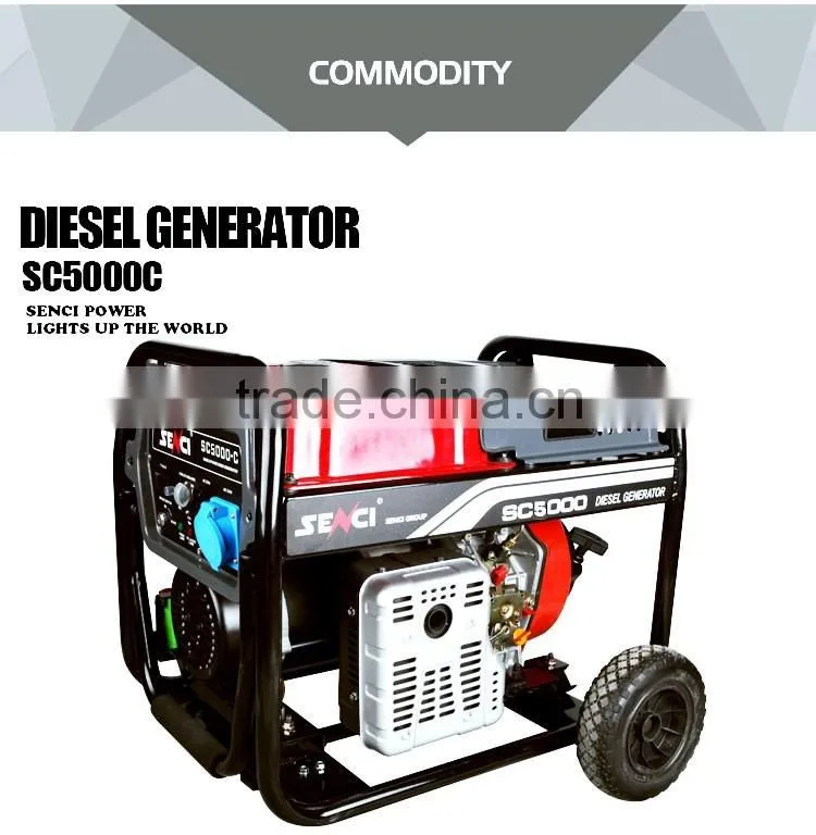 3000 Watt Electric Start Dynamo Diesel Generator With Top Land Price