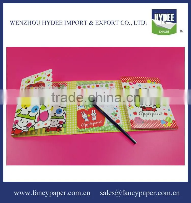 Memo pad sticky note set /Sticky note pad with memo book