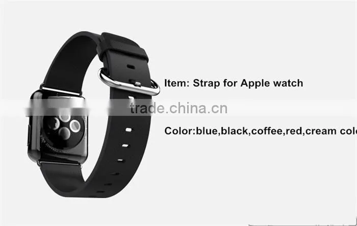 factory wholesale sport watch strap leather watch strap Smart watch band for leather apple watch band