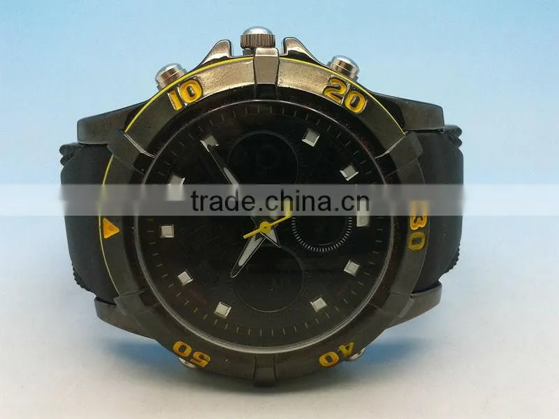 factory custom hot sale promotion products black ipg plating alloy case oem watch