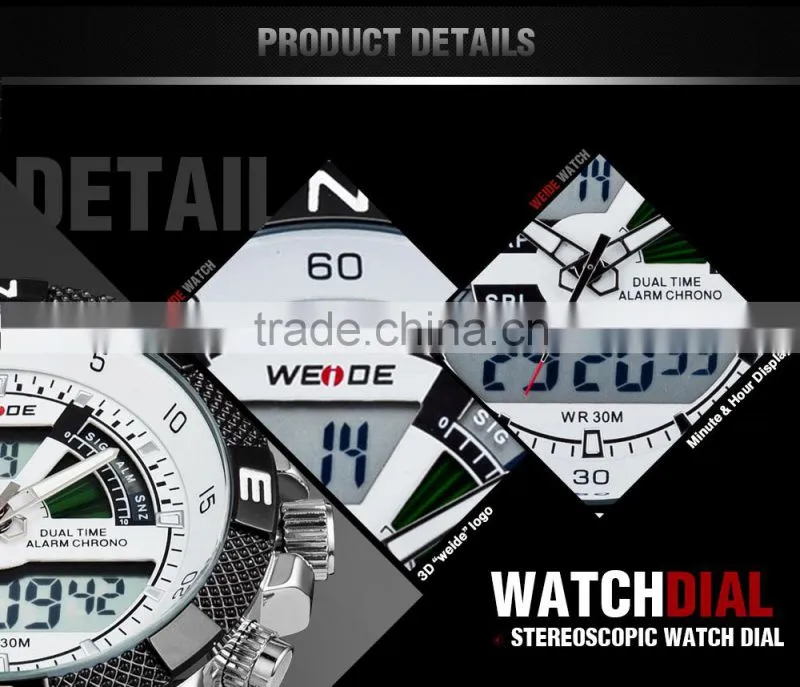 2015 weide fast selling product quartz advance watch WH1104-9C best china watch
