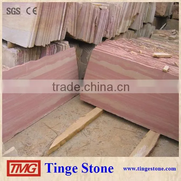 Red wooden grain floor tiles for stone project