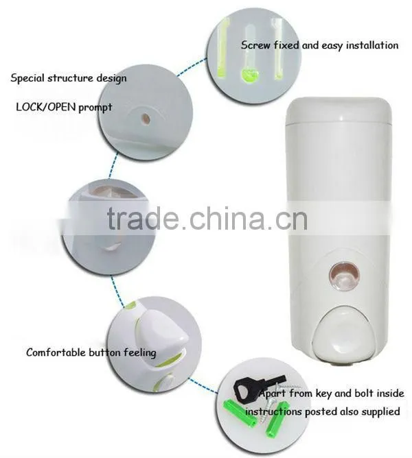 Hot selling plastic ABS Plastic chromed Hand Manual Liquid Soap Dispenser