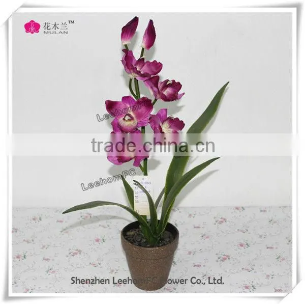 Wall Long Lasting Decorative Polyester Mesh Fabric Flower