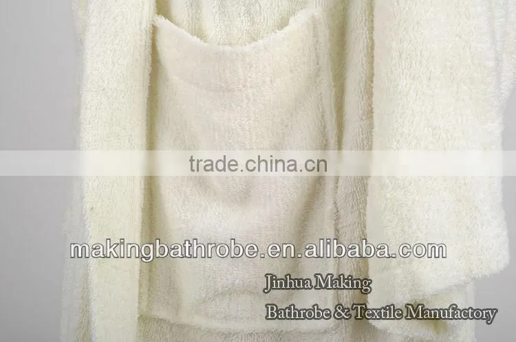top hotel cheap white and simple breathable cool towel material bathrobe