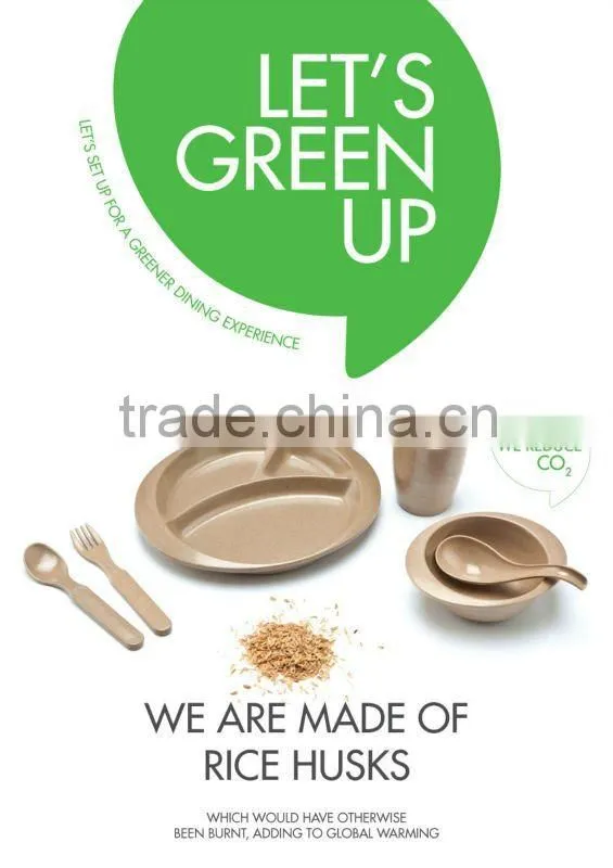 Kids set Riceware Dinnerware Breathing dinnerware set