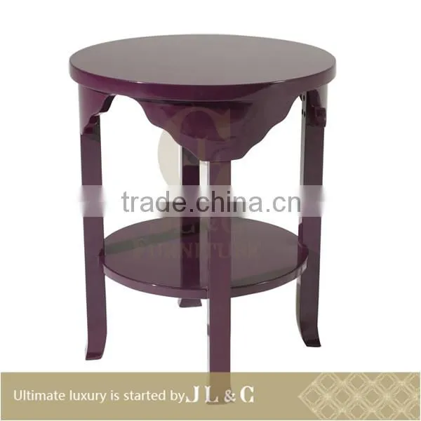 Luxury Piano Painting Wooden Tea Table High-end Furniture Manufacturer From China AT00-42 JL&C Furniture