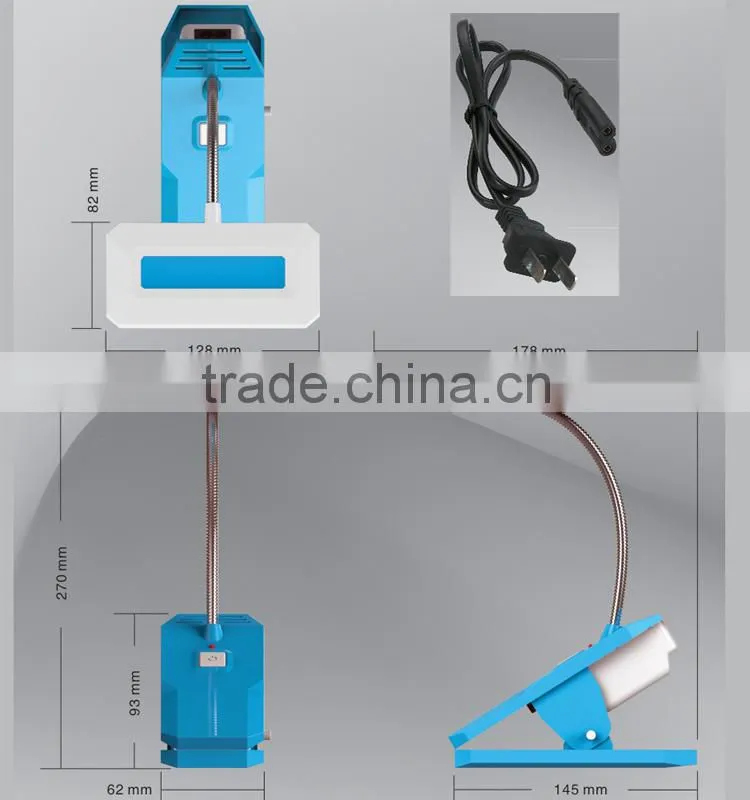 2016 new clip rechargeable book light led