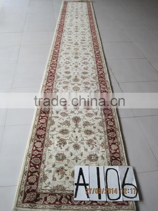 pakistan handmade wool corridor carpet tibetan design wool runner carpet chinese peking wool carpet