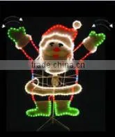 charming outdoor 3D LED christmas motif light