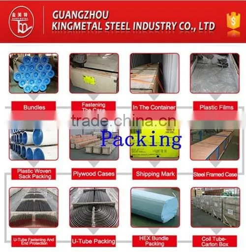 ASTM A312 304/316 Seamless Stainless Steel Heat Exchanger U Tube