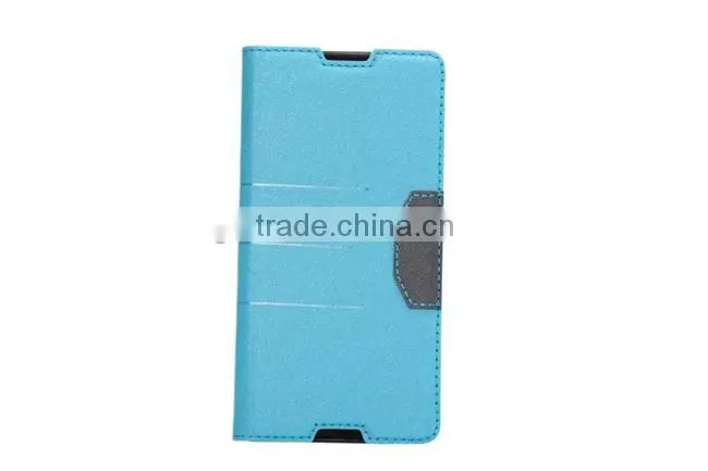 Matt Stand PU Leather Wallet Case Cover For Sony Xperia Z4