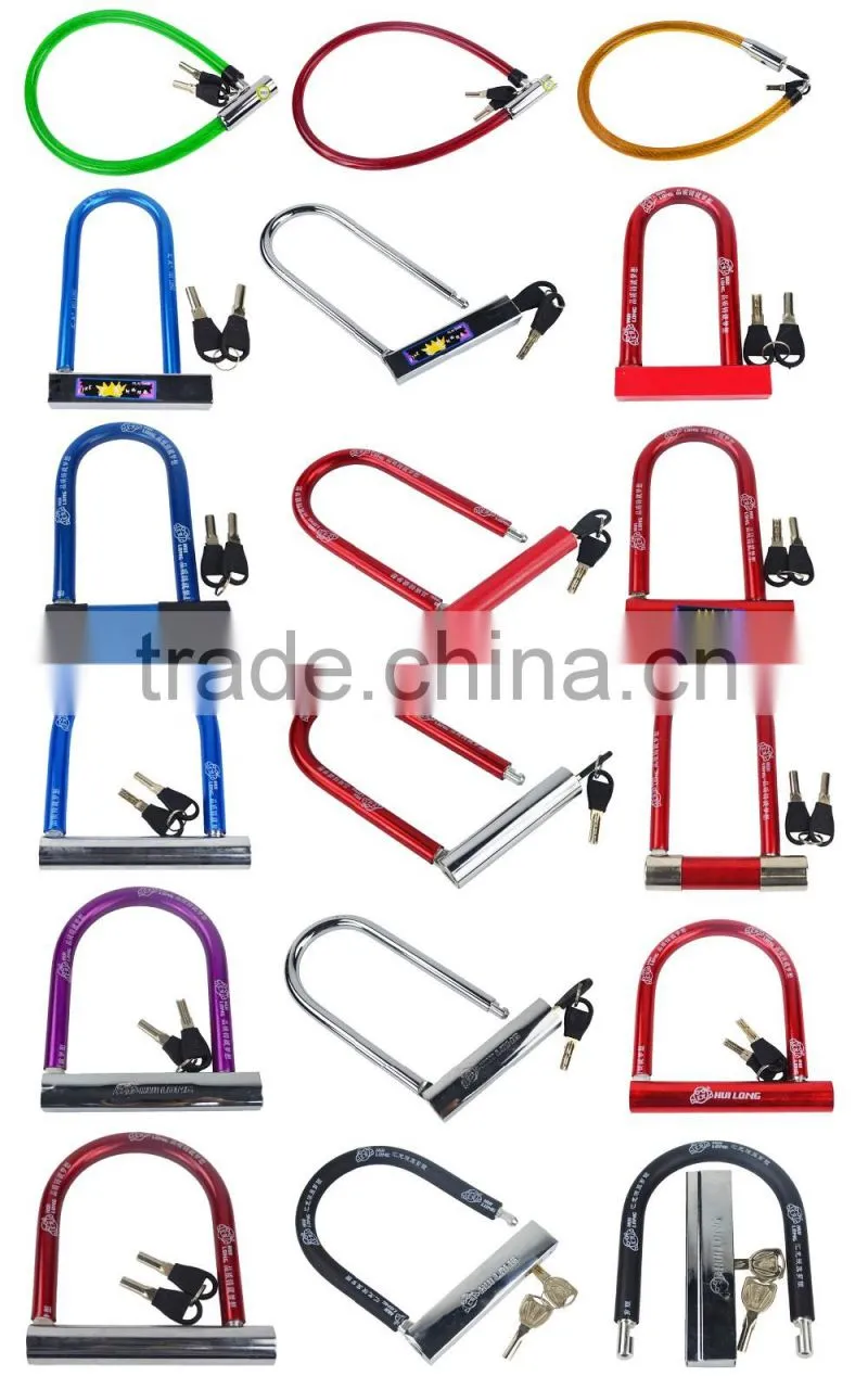 hot sale high quality wholesale price durable anti-theft bicycle locks 6*80 6*100 bicycle parts