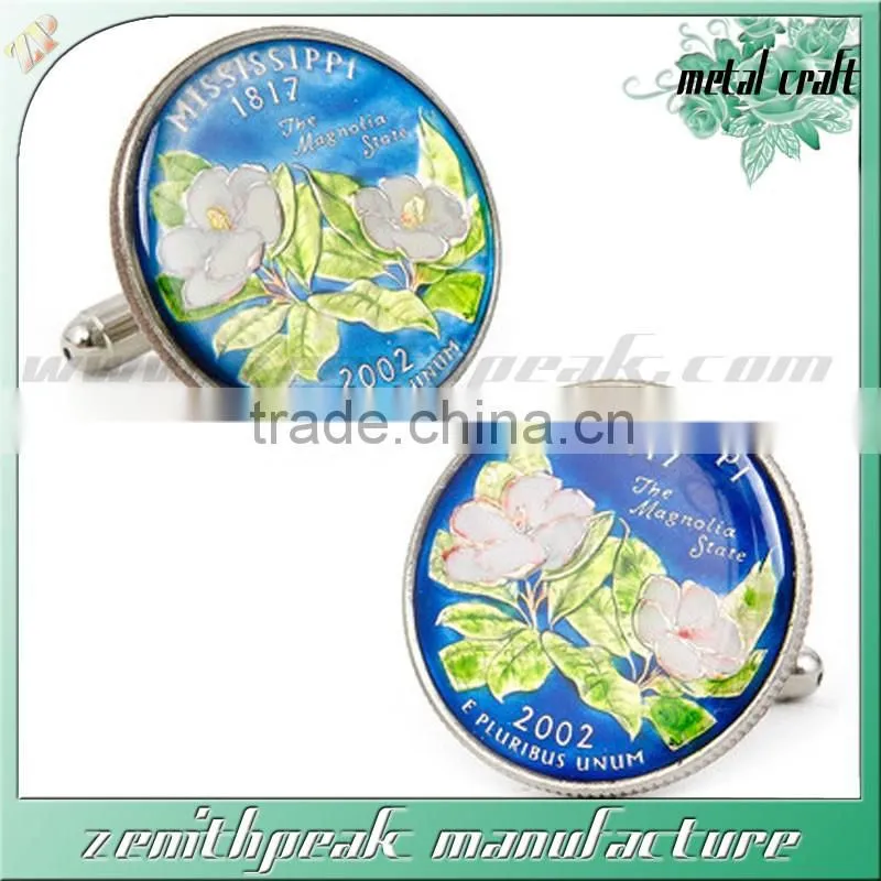 Novelty crystal mont cufflinks the best gifts for men