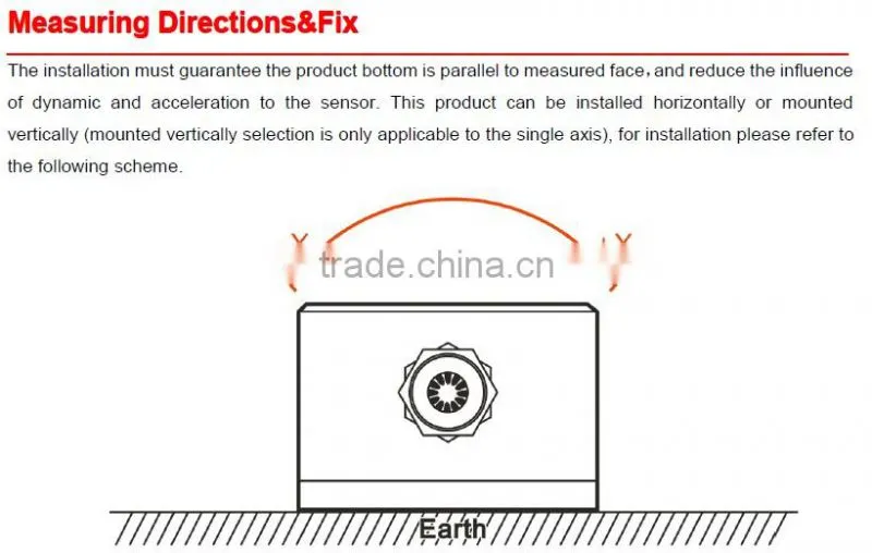Wholesales & Retails SCA110T One axis Analog Type Transducer , Shenzhen Transducer Factory Supplier