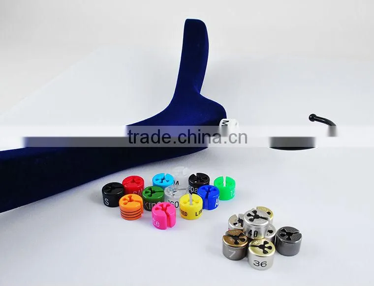 Various Color Plastic Size Clothing Markers for Hotel Equipment