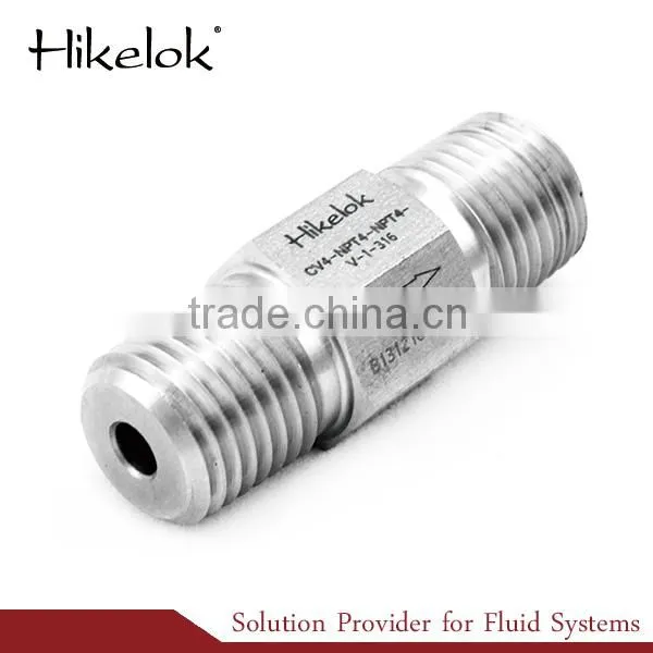 male thread check valve