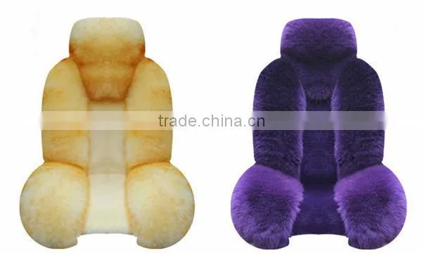 2016/2017 New Fashion Real Australian Lamb Skin Car Fur Seat Cover Set
