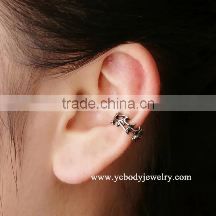 Vintage Fake Single Ear Cuffs For Pierced Ears