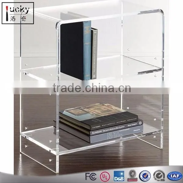 High Clear Acrylic Book Shelf Bookecase