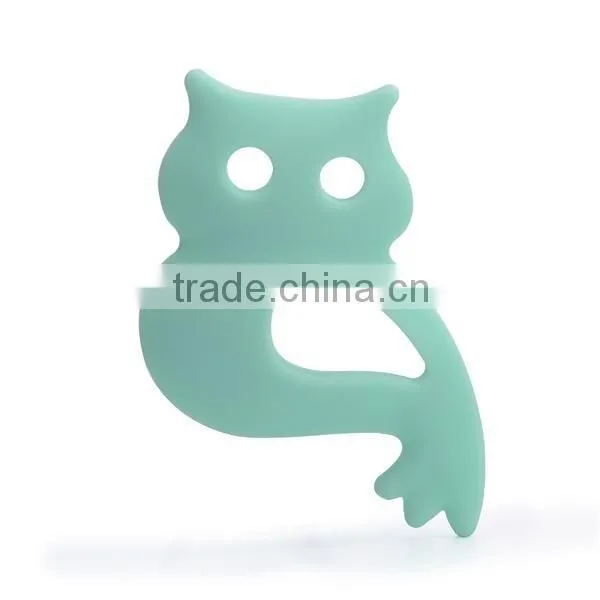 BPA Free Baby Loved Teething Toys Silicone Baby Teether Owl Baby Teether