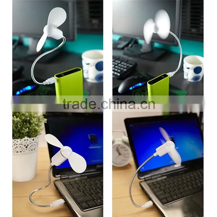 Portable Flexible USB Mini Cooling Fan Cooler For Laptop Desktop PC Computer