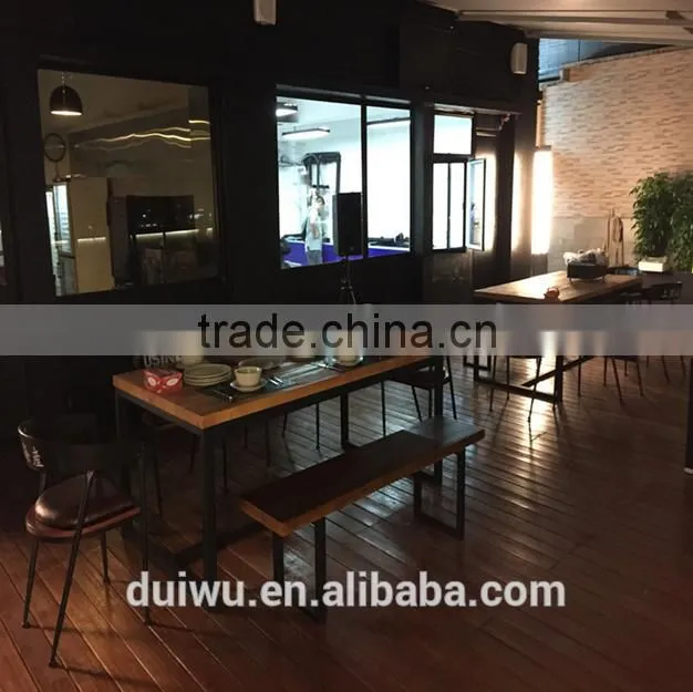 NEW design Dining table and chairs set restaurant furniture foshan