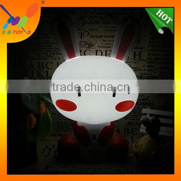 2014 Portable LED Lamp, touchable night light, Living room Desk Lamp, Rechargeable Rabbit touch table lamp.