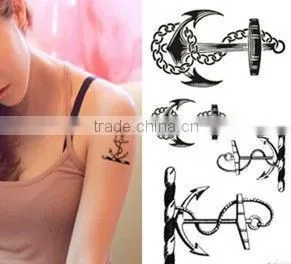 bow and arrow shape tatoo sticker