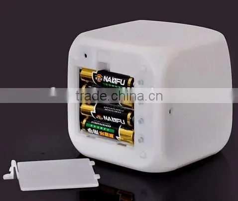 Hot selling 7 color changing led digital alarm clock