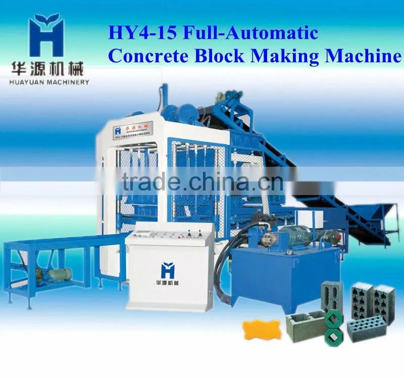 QT4-15 Unfired block building machine
