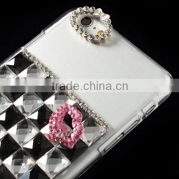 custom diamond case for iphone 6 plus 5.5 inch, cell phone cover case for iphone6 plus