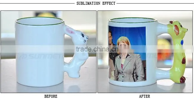 Sunmeta cheap ceramic sublimation cute animal print mug(MKB10-30)