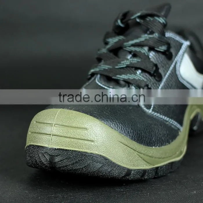 PU injection cow split leather steel cap shoes and action safety shoe and safety shoe s3 SA-1103