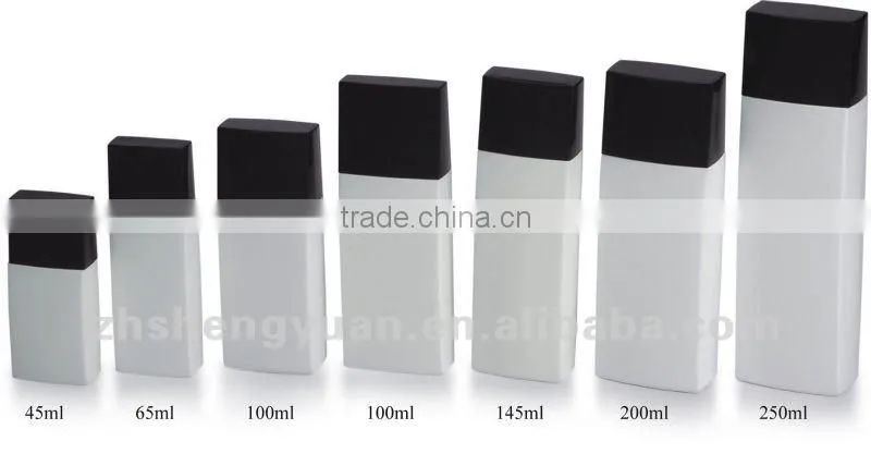 flat lotion bottle for sunblock BB cream bottle