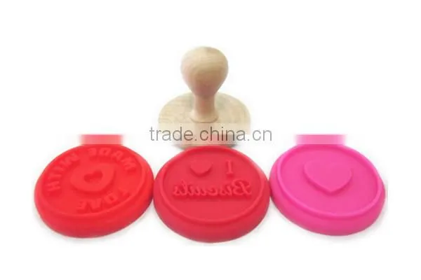 custom silicone cookie stamp /cookie cutter/cookie press