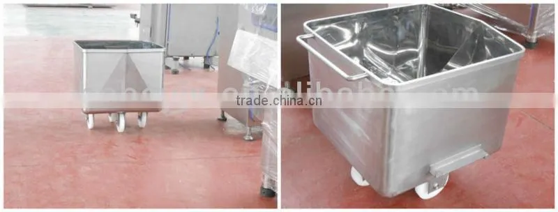 Vegetable & Fruit Skip Car / Container Stainless Steel SUS 304