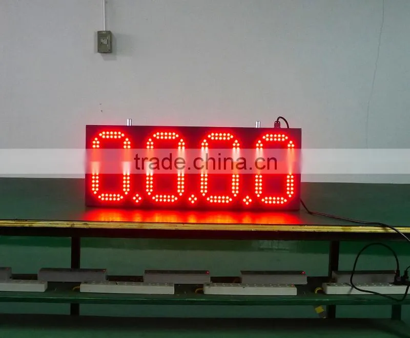 Outdoor gas led display