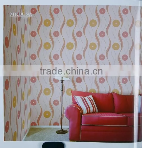 hot selling wallpaper with beautiful shining flowers
