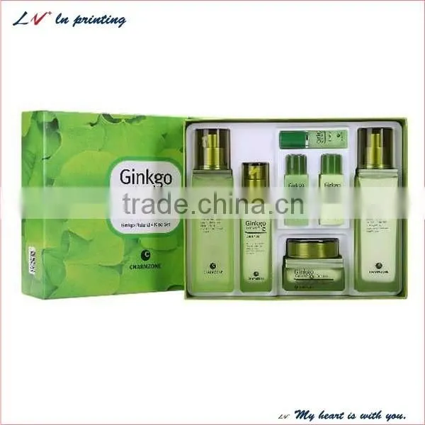 hot sale high quality cosmetics packaging box made in shanghai
