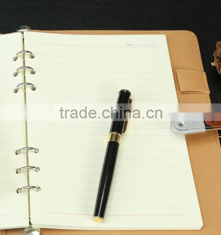 Plaro leather power bank usb personalized leather agenda notebooks