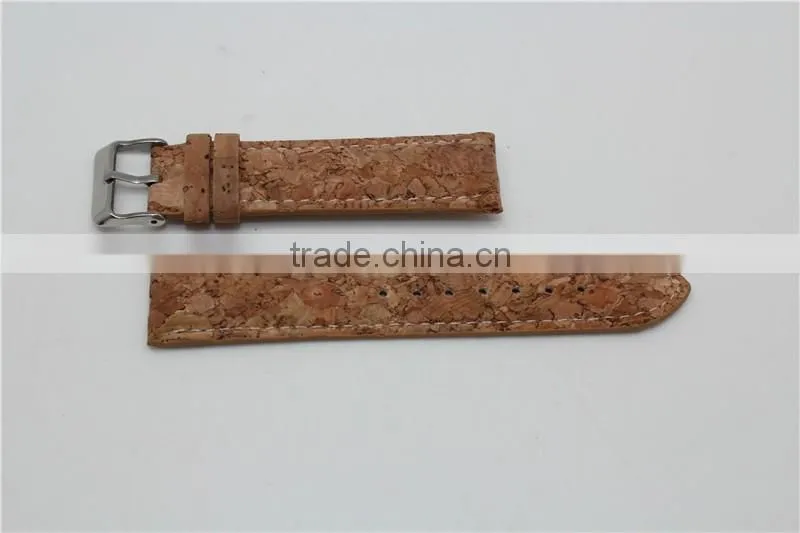 Boshiho vegetable leather natural cork watch straps